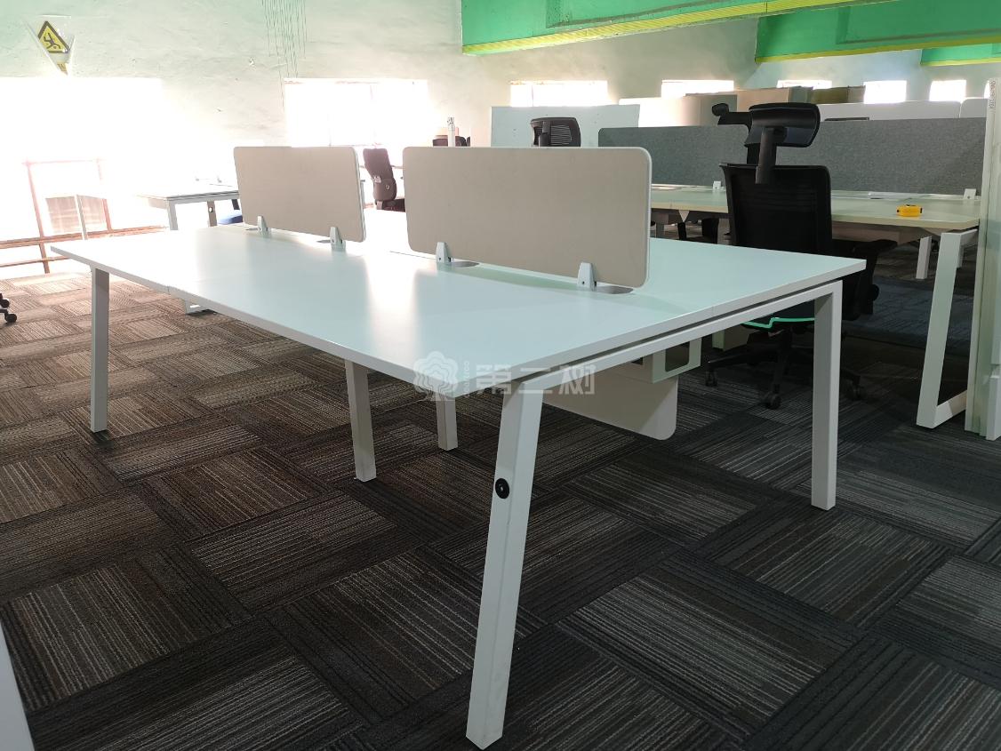 9成新开放式二手办公桌电脑桌屏风工位职员桌子