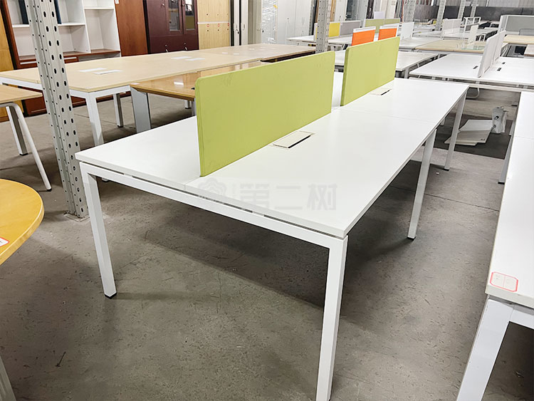 欧林ONLEAD二手办公桌电脑桌屏风工位职员桌 二手桌子