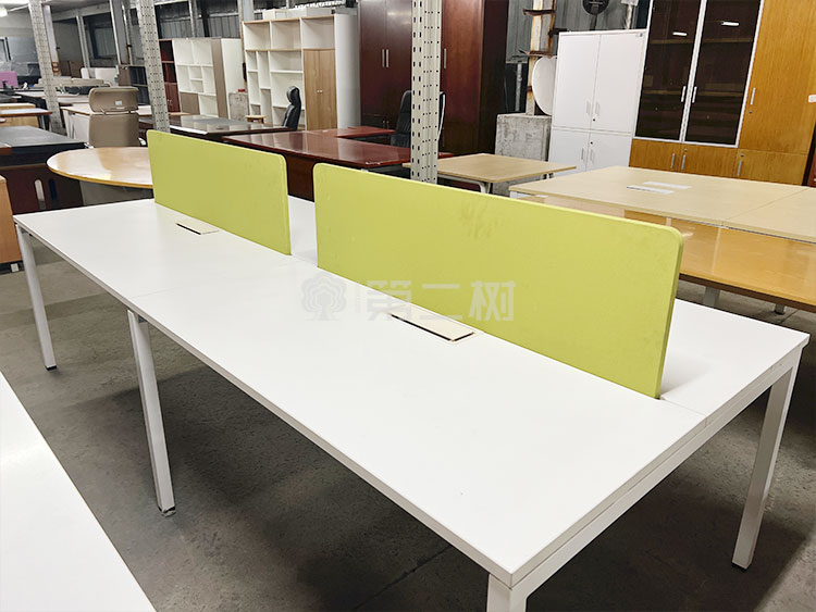 欧林ONLEAD二手办公桌电脑桌屏风工位职员桌 二手桌子