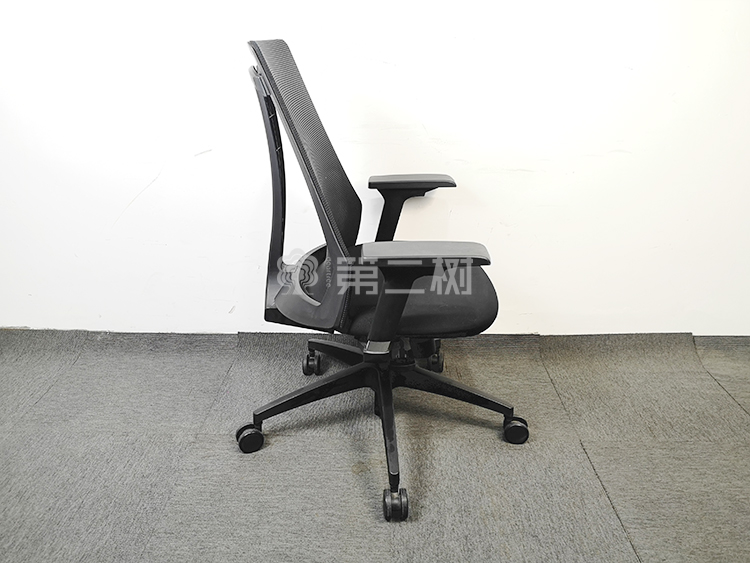 9成新简约二手网布办公椅电脑椅黑色升降椅家用书房椅子