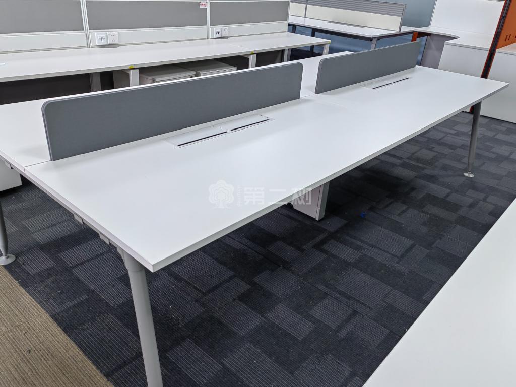9成新开放式二手办公桌员工工位职员电脑桌子