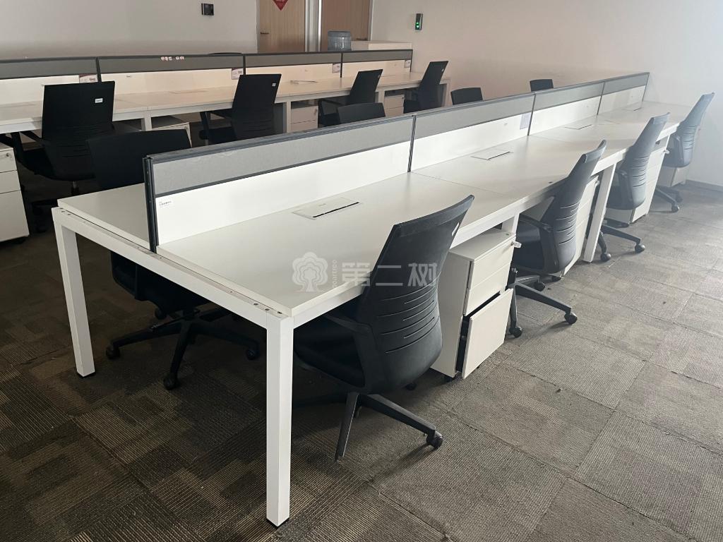 开放式二手办公桌电脑桌职员二手工位带屏风简约现代