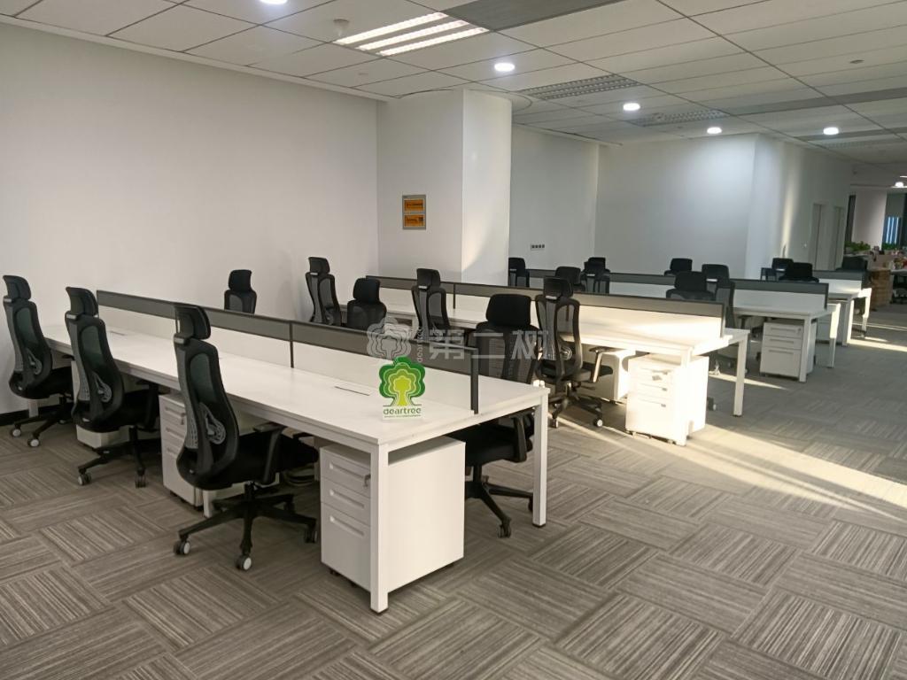 开放式二手办公桌电脑桌职员二手工位带屏风简约现代