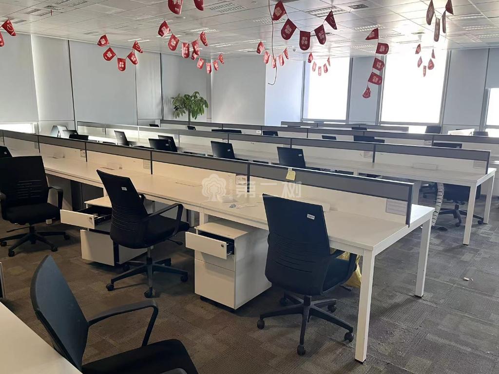开放式二手办公桌电脑桌职员二手工位带屏风简约现代
