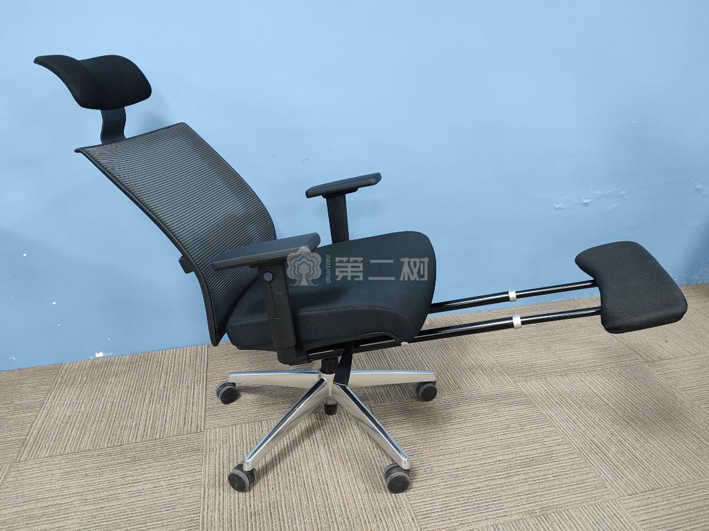 9成新玛祖铭立二手办公椅电脑椅员工职员升降椅 黑色网布座椅