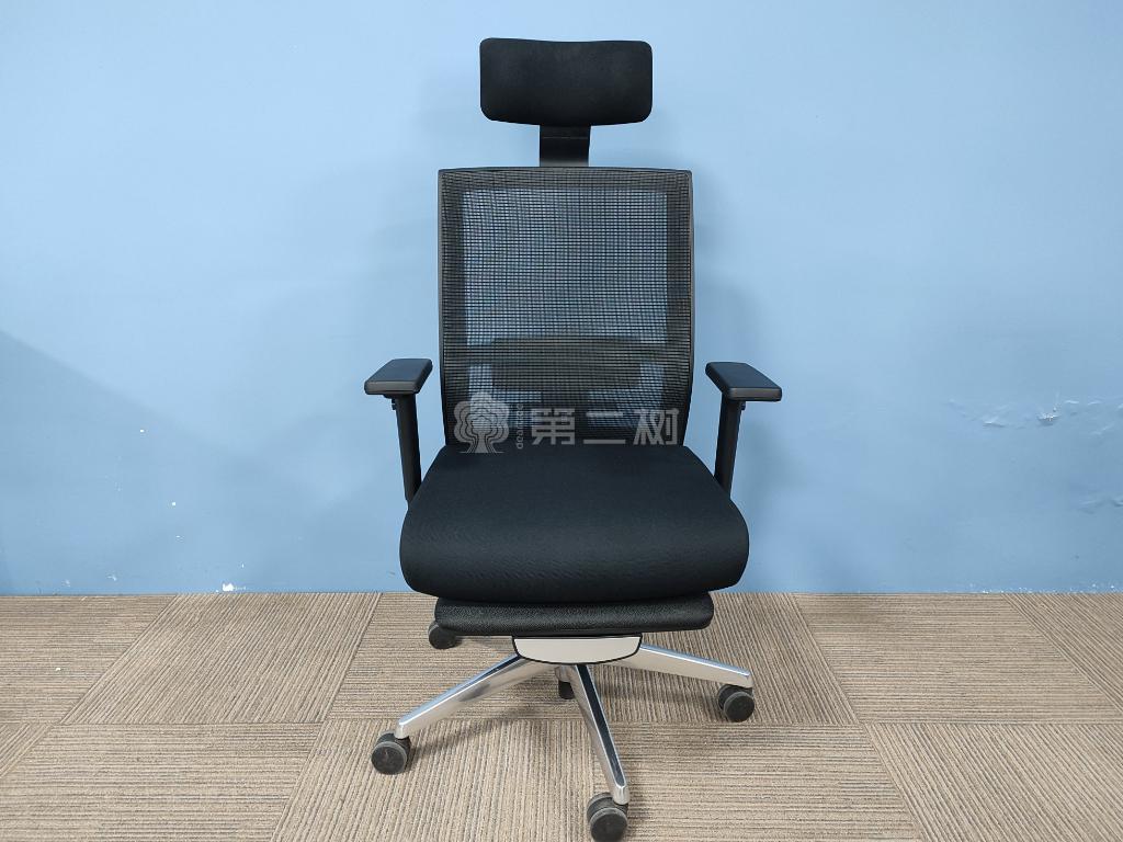 9成新玛祖铭立二手办公椅电脑椅员工职员升降椅 黑色网布座椅