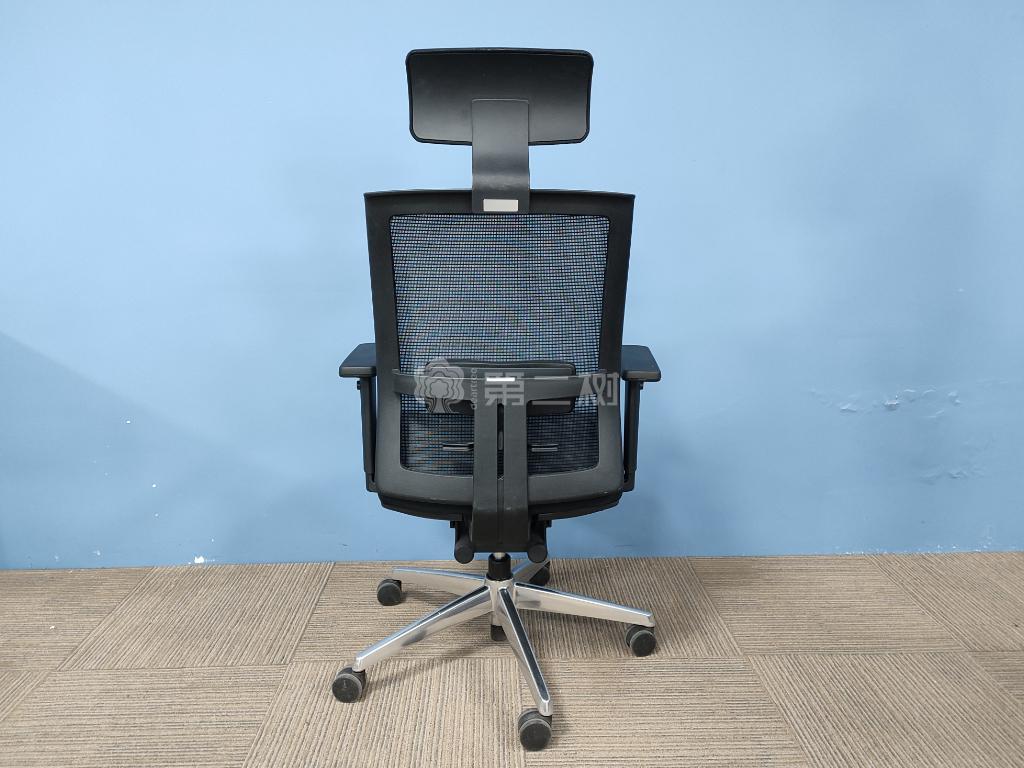 9成新玛祖铭立二手办公椅电脑椅员工职员升降椅 黑色网布座椅