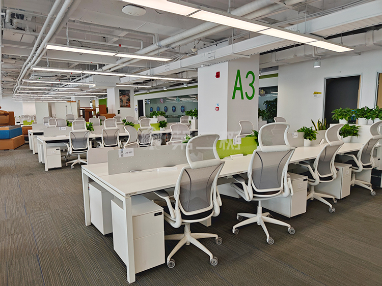 9成新品牌二手办公桌电脑桌职员办公桌屏风二手工位 1.2米尺寸