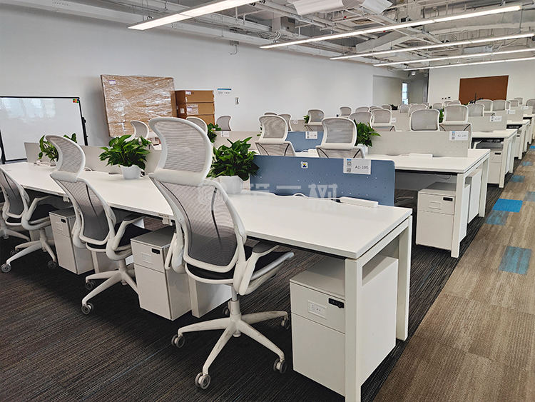 9成新品牌二手办公桌电脑桌职员办公桌屏风二手工位 1.2米尺寸