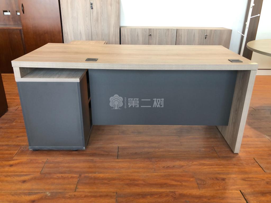 9成新二手班台老板桌L型经理桌办公桌电脑桌 带副柜