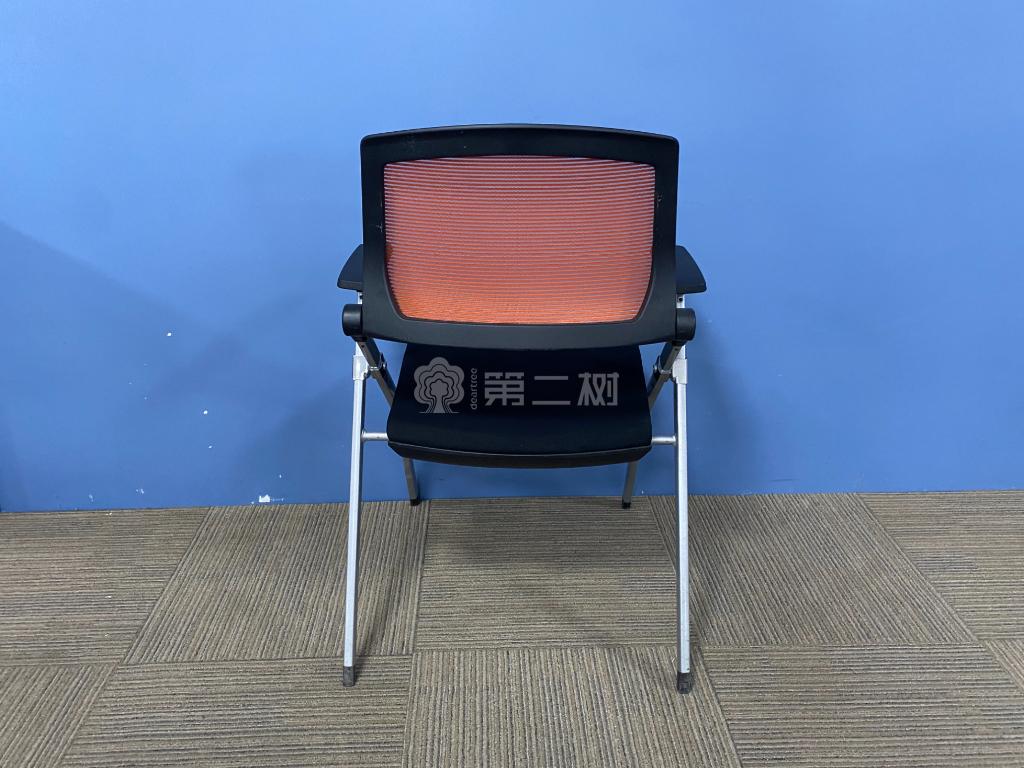 9成新简约二手折叠椅会议椅洽谈开会四脚椅子