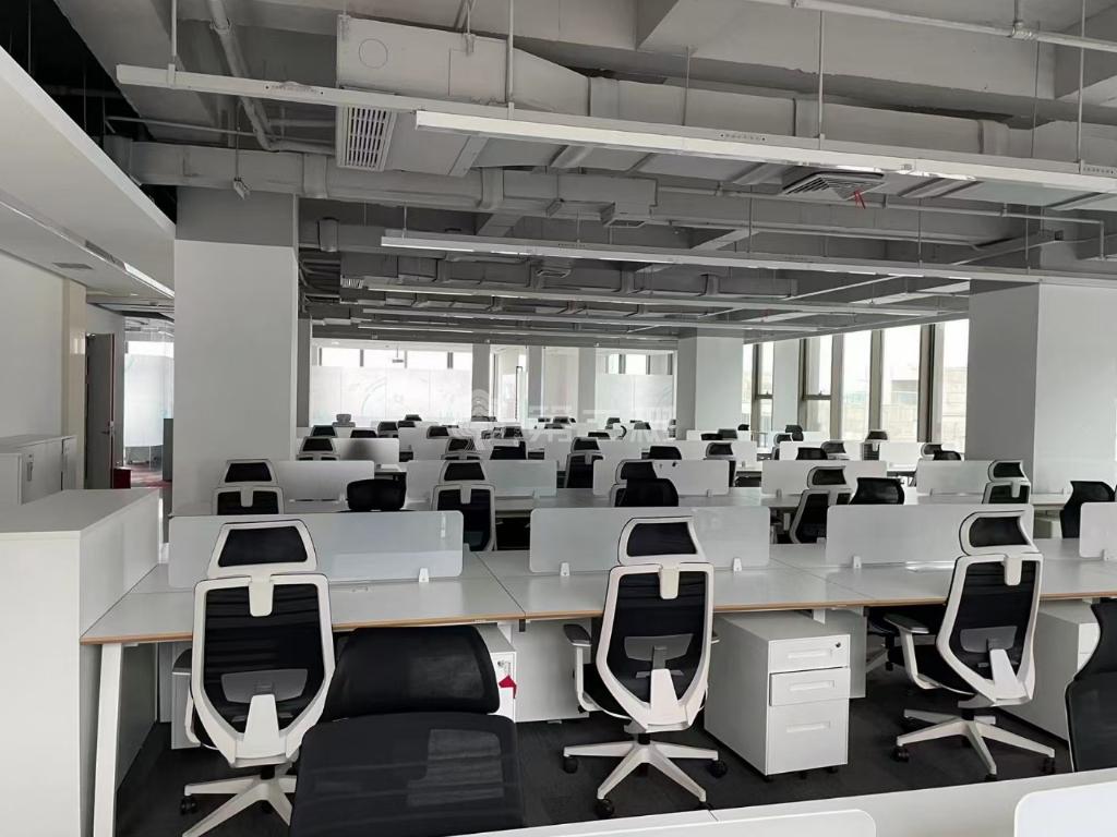 9成新玛拉蒂二手开放式工位员工办公桌电脑桌 白色 1.4米/1.5米尺寸