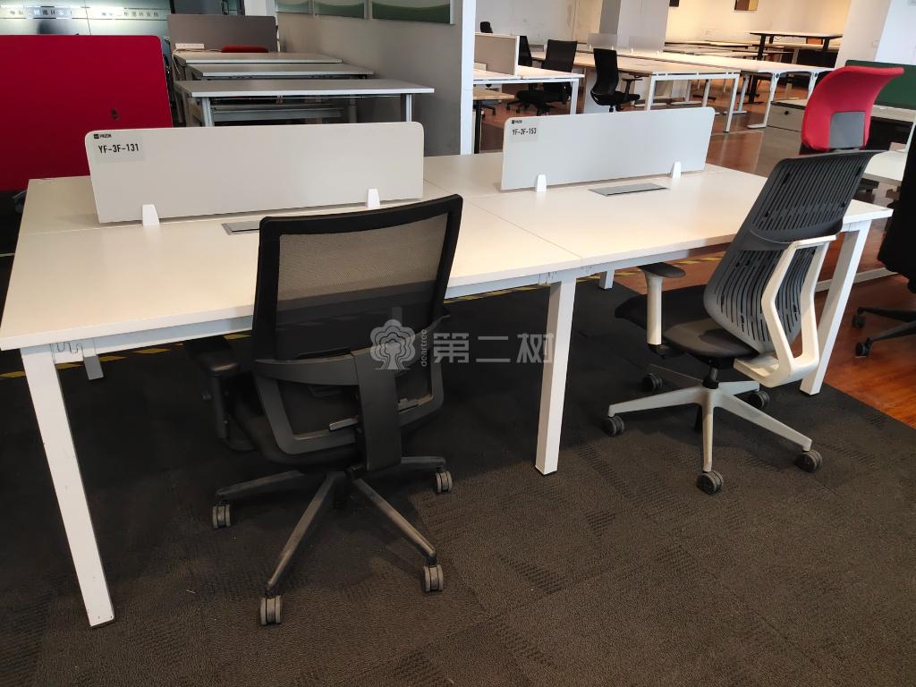 9成新雅风品牌二手办公桌员工电脑桌屏风工位二手卡座