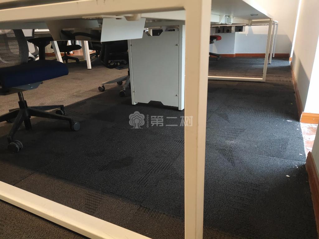 9成新百利文仪二手开放式办公桌工位员工电脑桌职员长条桌子 1.4米尺寸