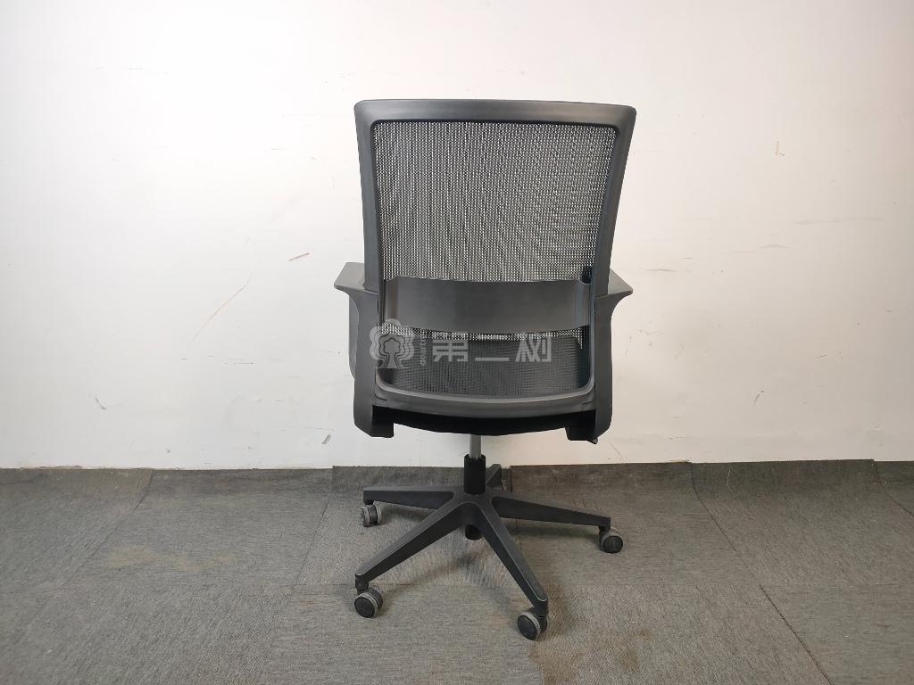 9成新国产品牌二手网布转椅办公椅电脑椅职员椅黑色