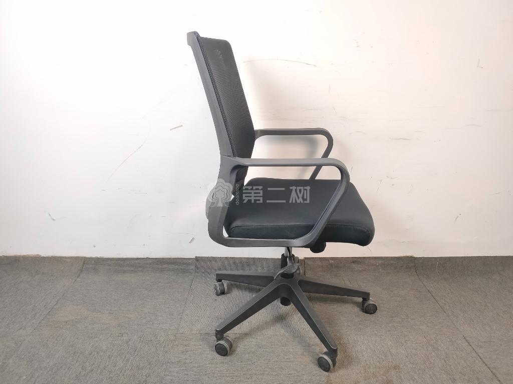 9成新国产品牌二手网布转椅办公椅电脑椅职员椅黑色
