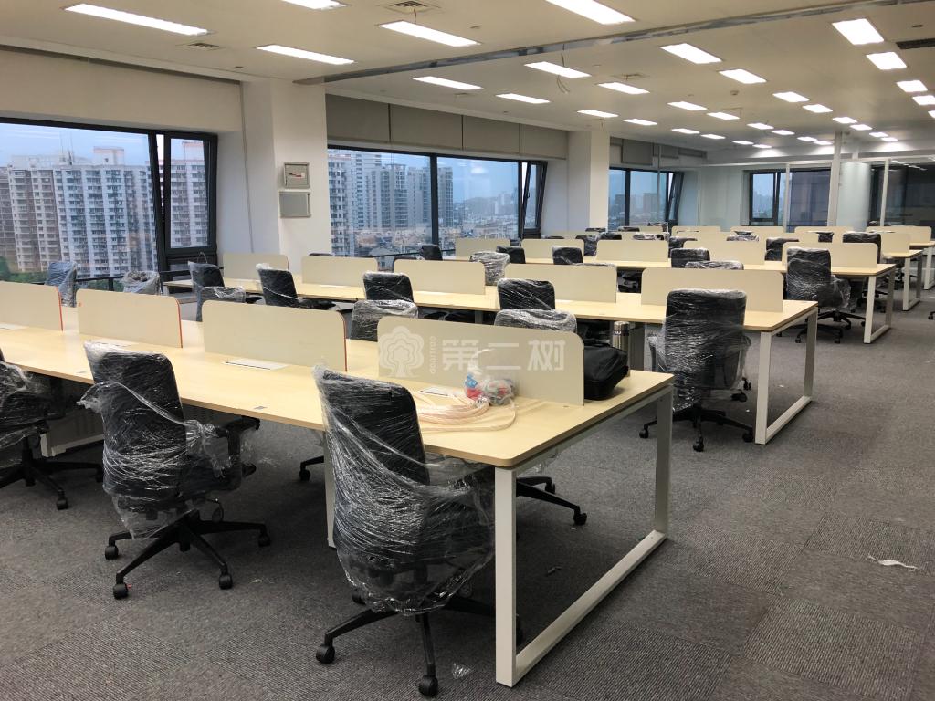 9成新Onlead/欧林二手开放式工位员工办公桌电脑桌职员长条桌子