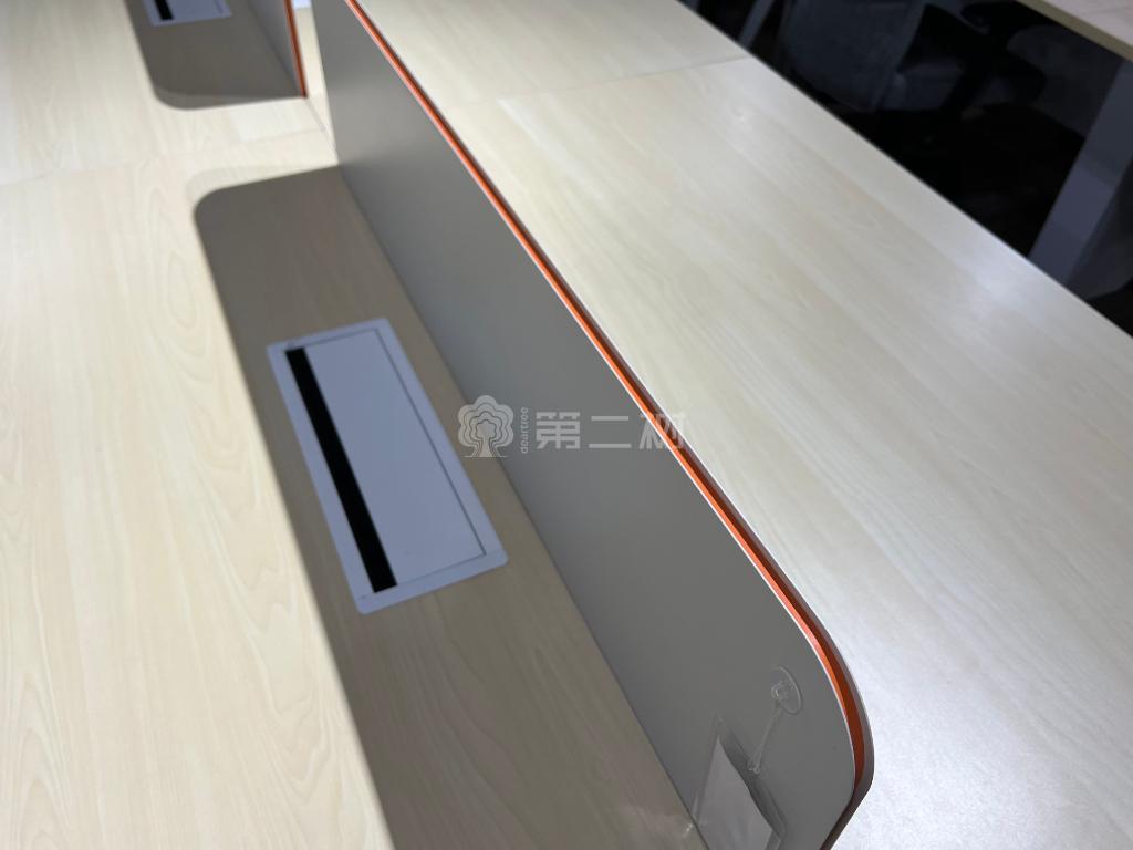9成新Onlead/欧林二手开放式工位员工办公桌电脑桌职员长条桌子