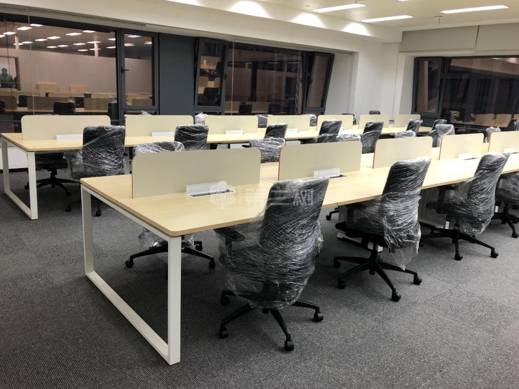 9成新Onlead/欧林二手开放式工位员工办公桌电脑桌职员长条桌子