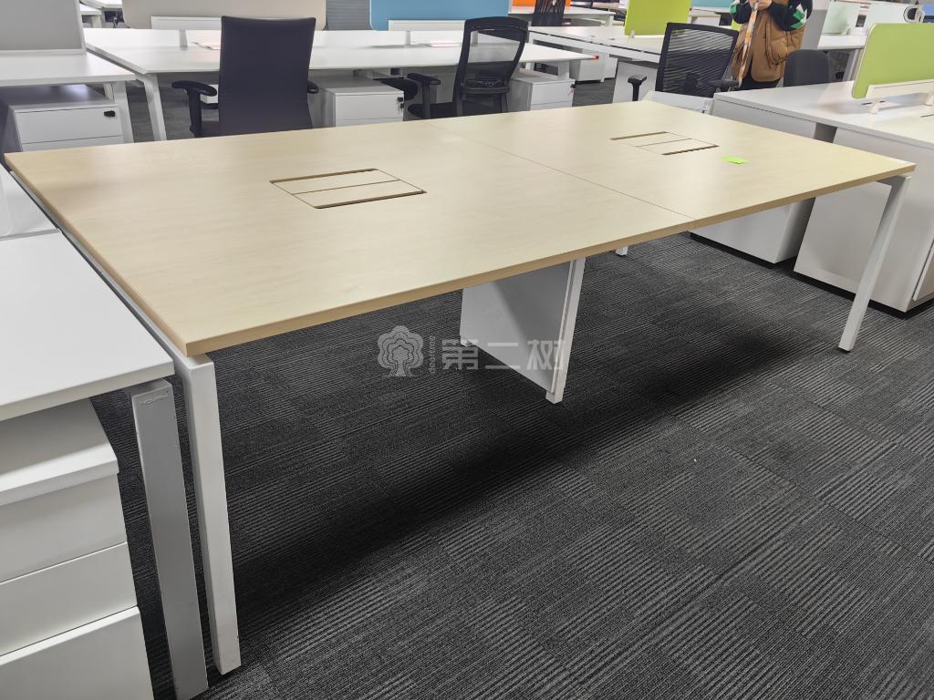9成新Novah/诺梵二手开放式工位员工办公桌电脑桌直条桌子