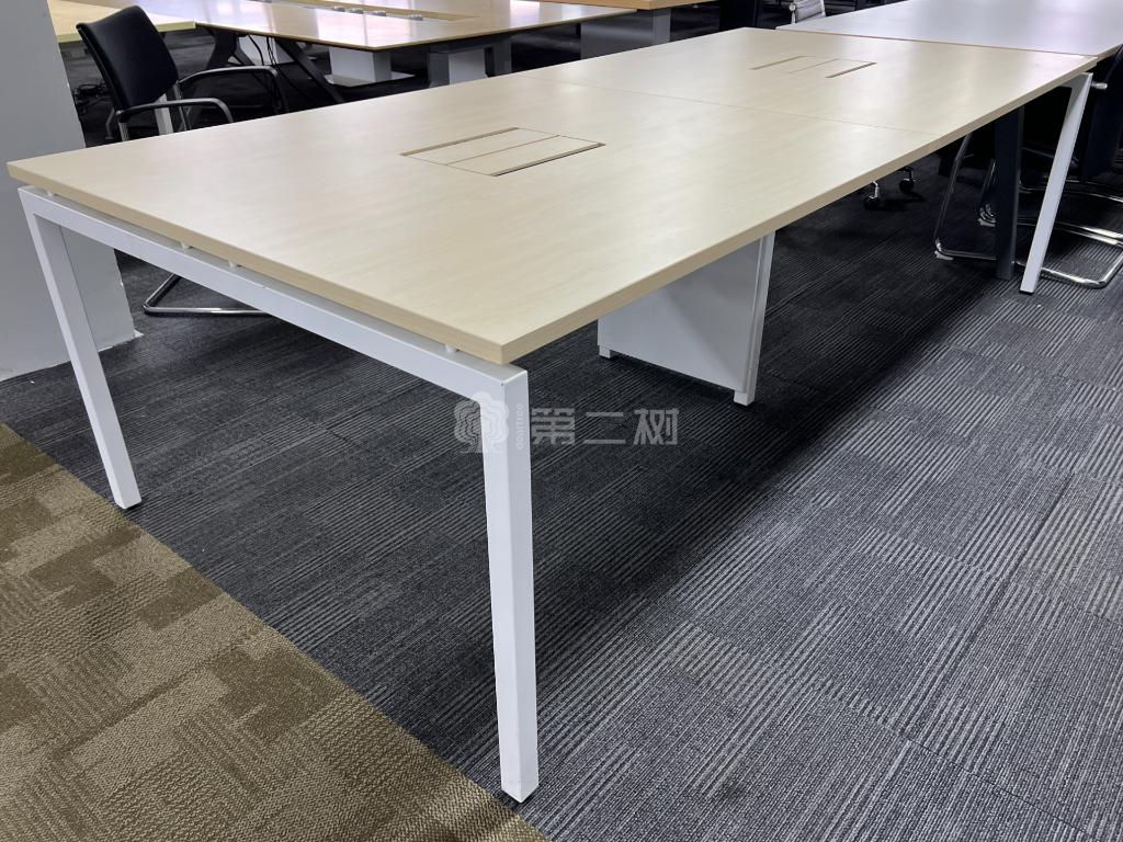 9成新Novah/诺梵二手开放式工位员工办公桌电脑桌直条桌子