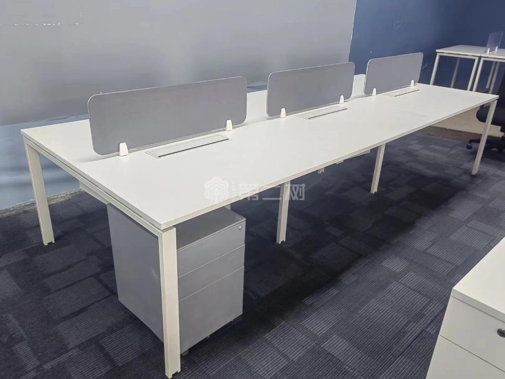 9成新国产品牌二手开放式屏风工位员工办公桌电脑桌