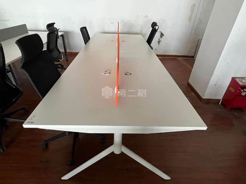 9成新国产品牌二手办公桌屏风工位电脑桌 带桌下固定柜