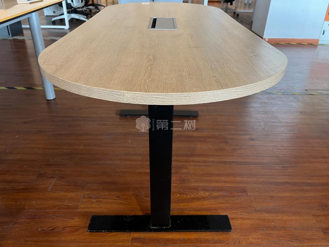 9成新国产二手会议桌椭圆形洽谈桌开会桌子