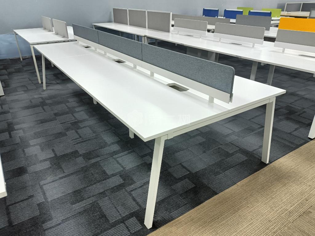 9成新诺伟二手开放式工位员工办公桌电脑桌职员桌