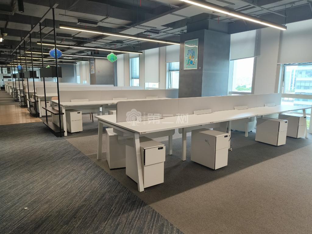 9成新诺伟二手直板屏风工位员工办公桌电脑桌开放式桌子