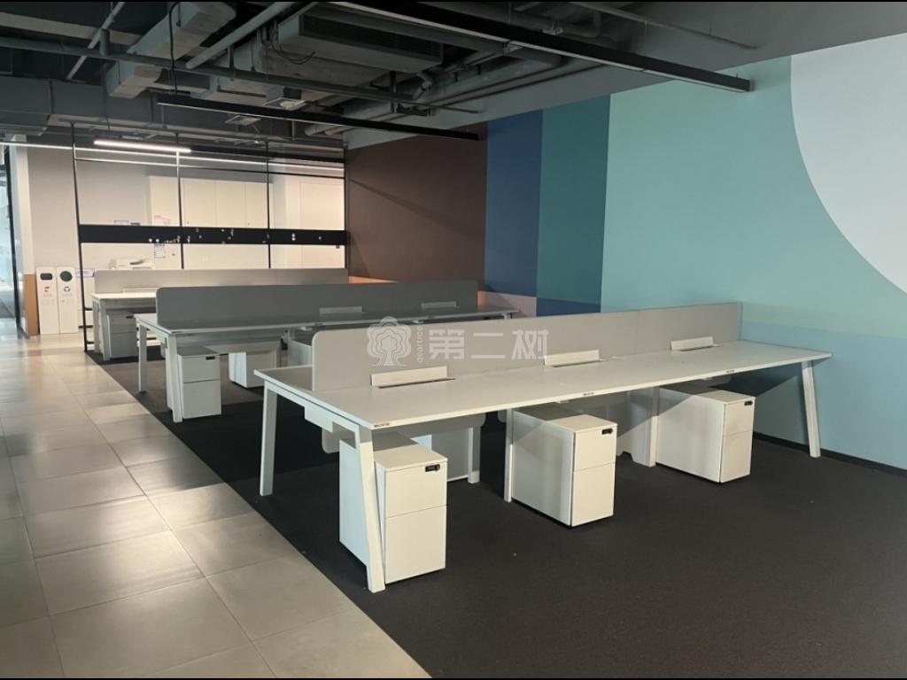 9成新诺伟二手直板屏风工位员工办公桌电脑桌开放式桌子