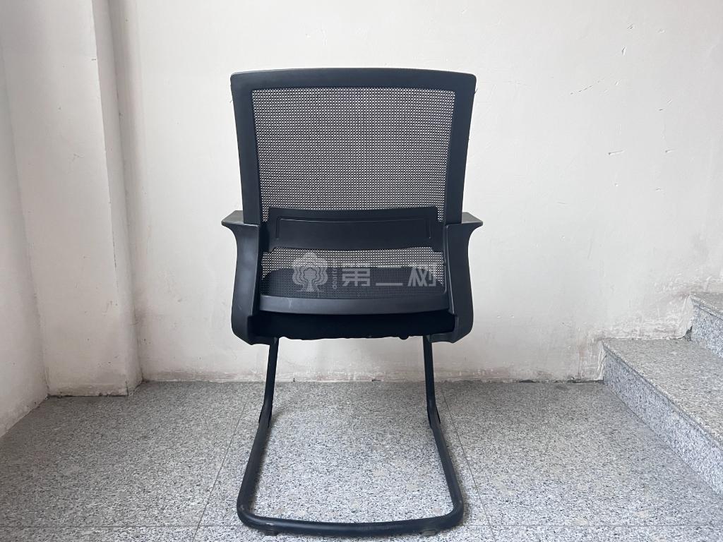 全新黑色简约办公椅电脑椅职员椅弓形椅会议椅