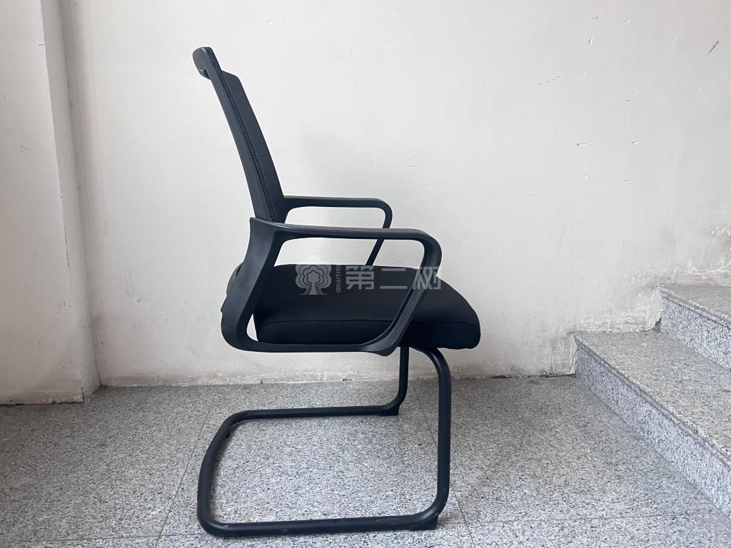 全新黑色简约办公椅电脑椅职员椅弓形椅会议椅