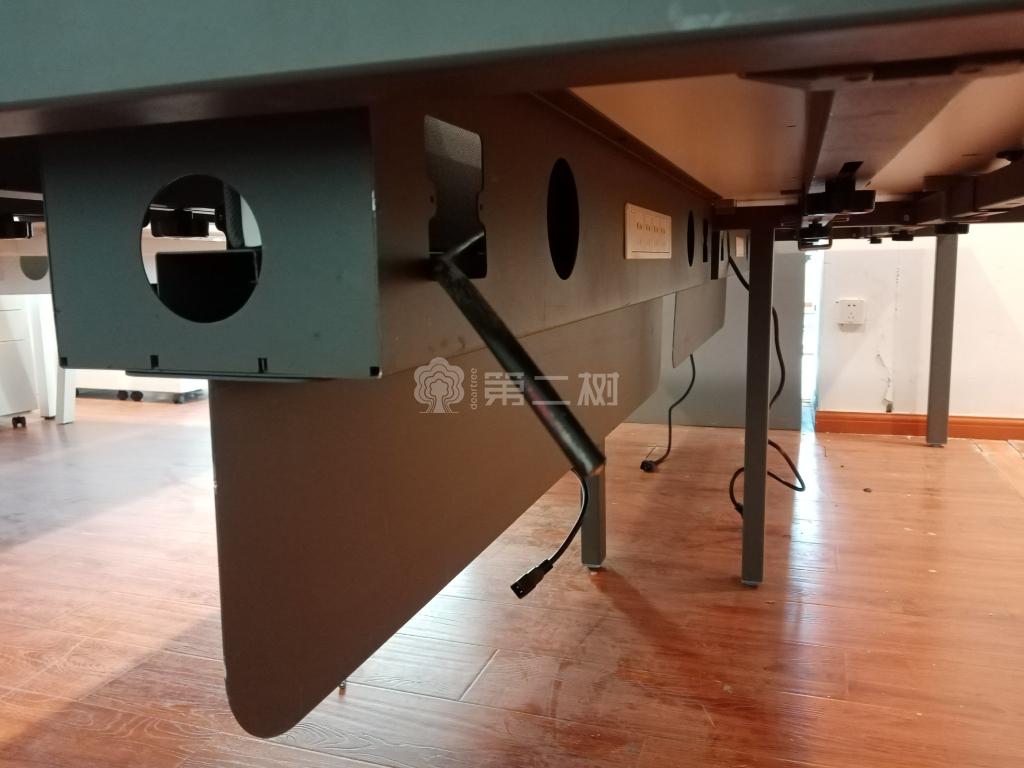 9成新品牌二手直条屏风工位员工办公桌开放式电脑桌职员桌子