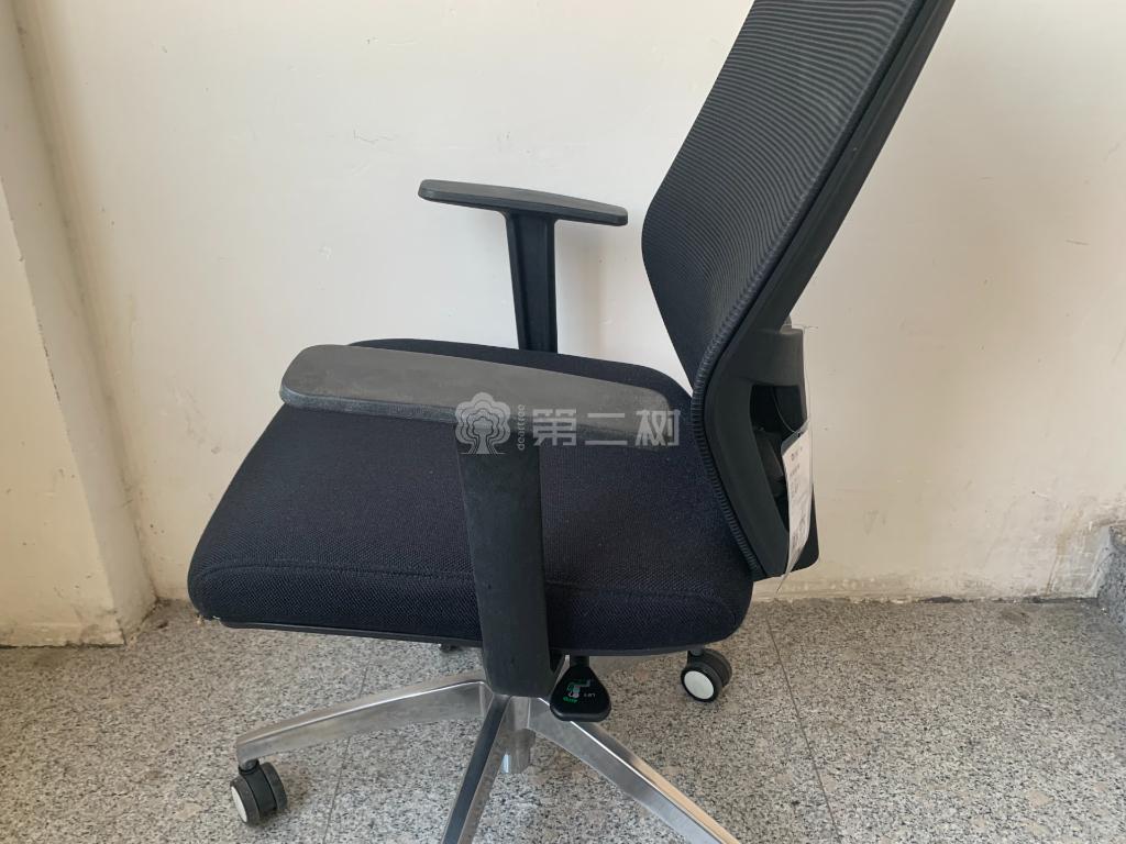 9成新国产二手办公椅网布电脑椅职员椅转椅黑色简约款