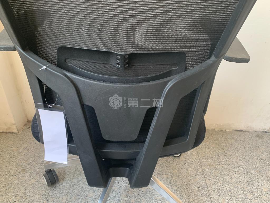 9成新国产二手办公椅网布电脑椅职员椅转椅黑色简约款