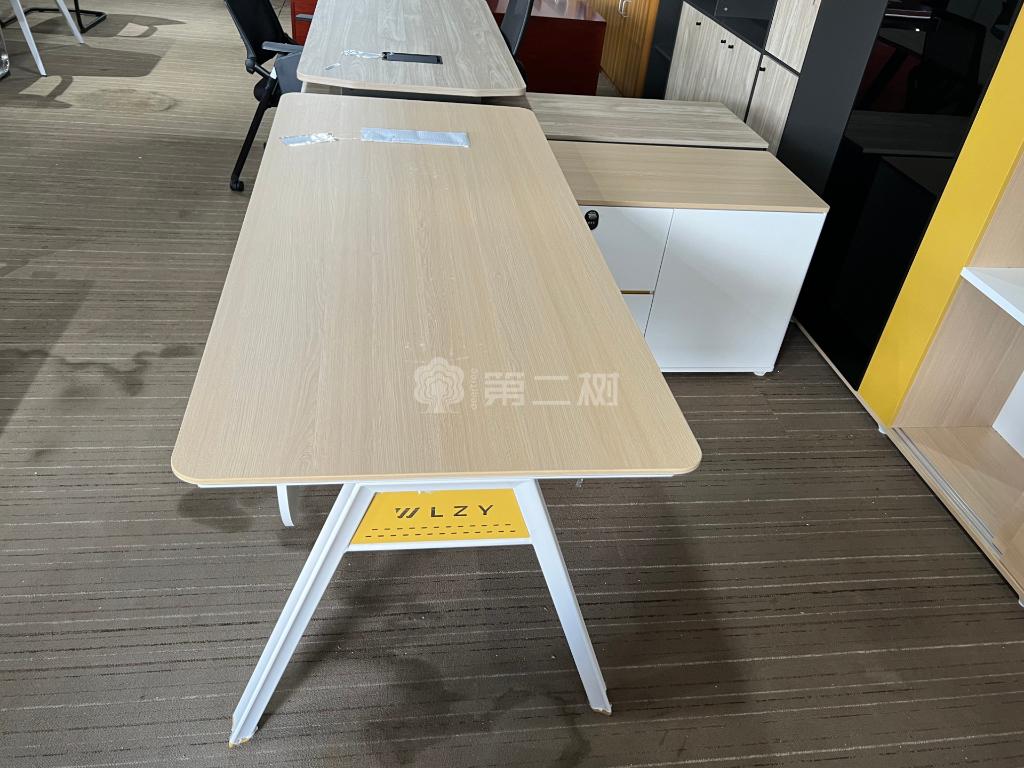 枫木色经理桌老板桌主管行政办公桌电脑桌子L型班台