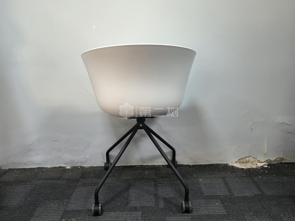 二手洽谈椅四脚椅休闲沙发椅可移动椅子接待椅