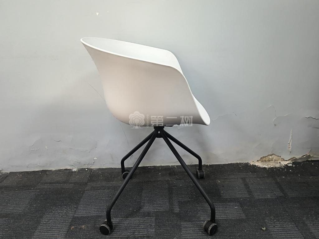 二手洽谈椅四脚椅休闲沙发椅可移动椅子接待椅