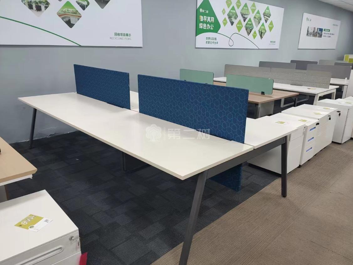 Haworth海沃氏二手开放式屏风工位员工办公桌电脑桌职员桌子