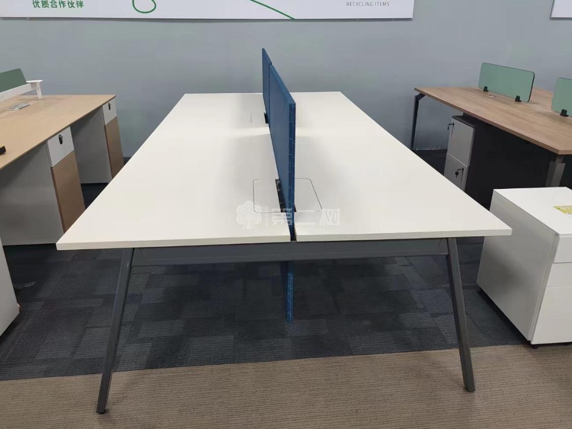 Haworth海沃氏二手开放式屏风工位员工办公桌电脑桌职员桌子