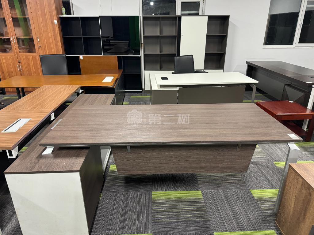 国林二手班台老板桌经理桌主管办公桌L型桌子