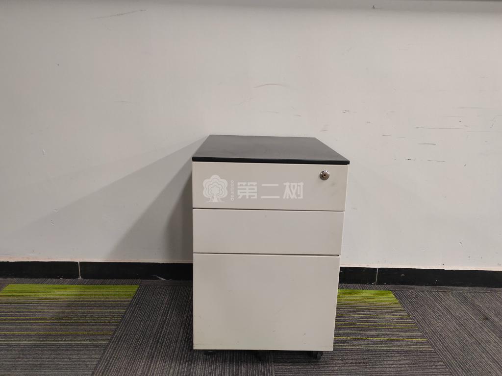 二手钢制小推柜文件柜可移动活动柜储物柜子