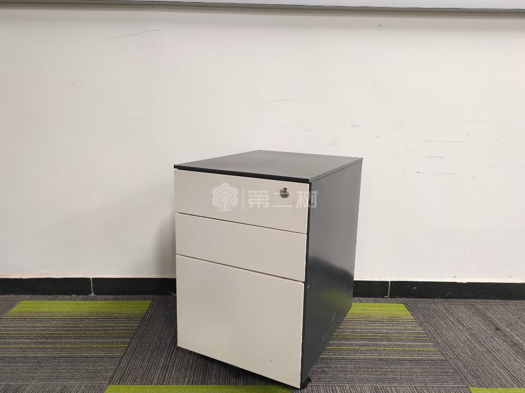 二手钢制小推柜文件柜可移动活动柜储物柜子