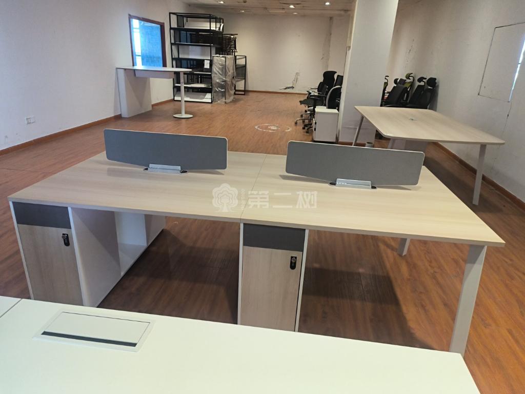 带固定柜员工办公桌电脑桌职员桌屏风工位卡位