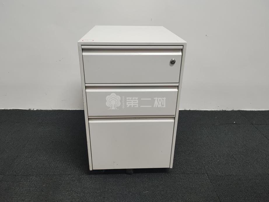 品牌二手活动柜钢制小推柜三抽可移动柜子桌下储物柜