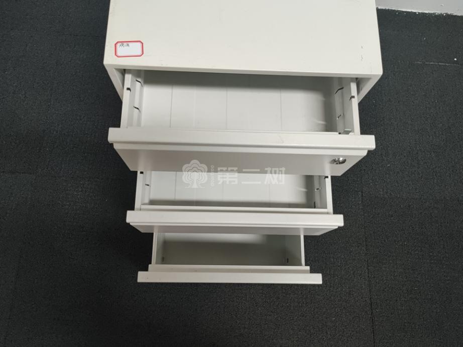 品牌二手活动柜钢制小推柜三抽可移动柜子桌下储物柜