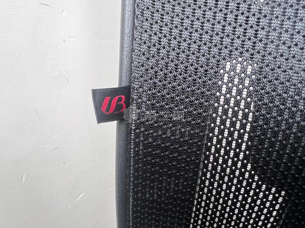 优比二手办公椅电脑椅职员椅子转椅黑色座椅 带头枕