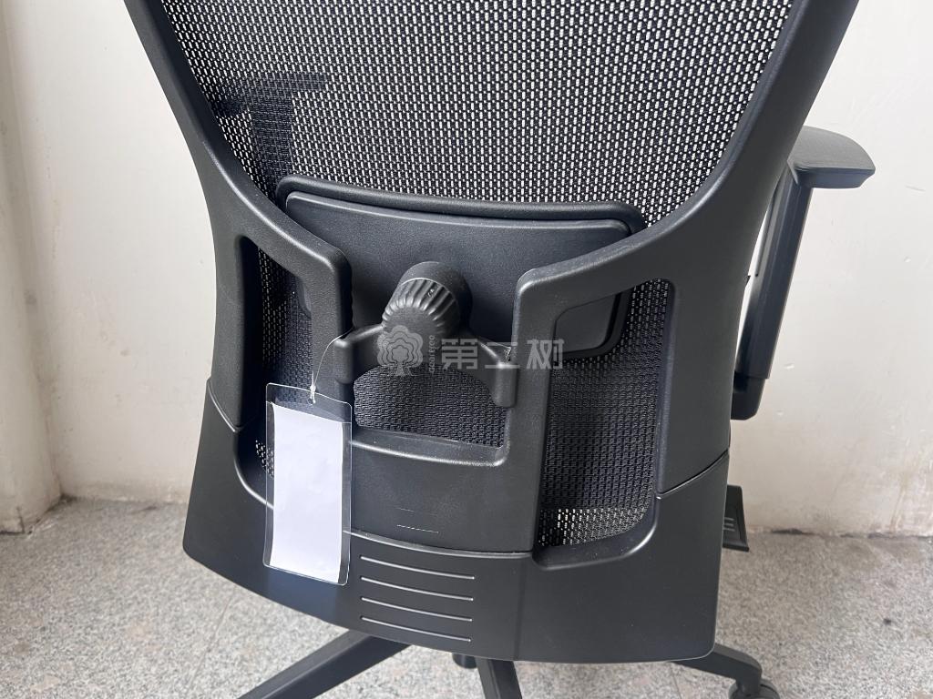 优比二手办公椅电脑椅职员椅子转椅黑色座椅 带头枕