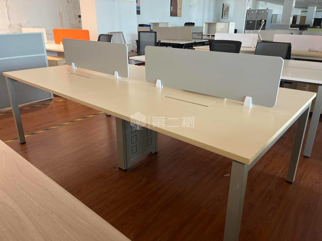 9成新二手开放式工位员工办公桌电脑桌职员桌直条桌